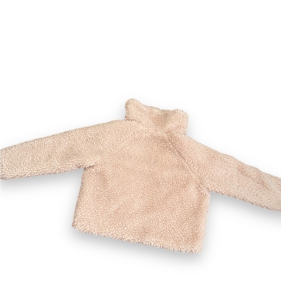 A New Day Light Pink Fuzzy Faux Fur Sherpa Women’s Jacket Coat Size Medium - Picture 10 of 16